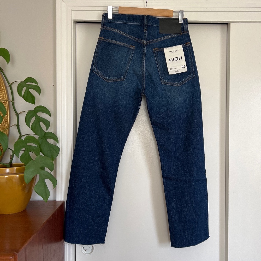 NWT rag & bone  maya high rise ankle crop 26